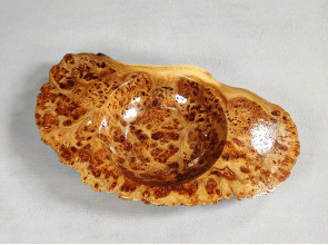 Handmade Wooden Candy Bowl / Elm Burl Wood